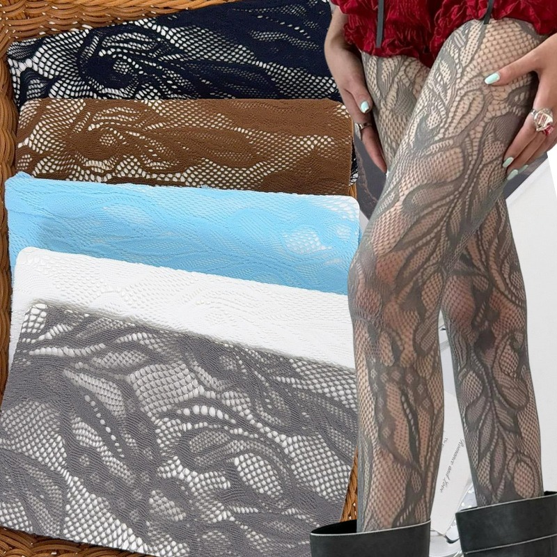 Tights Pantyhose Sheer - 1/5pairs Lace Fishnet Tights Women Sheer
