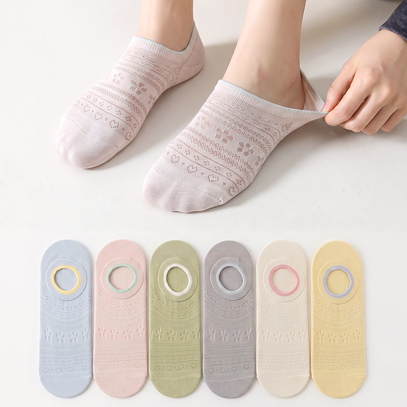 6 Pairs Women Invisible Socks  - Invisibility Sock Loafer ulasan dan harga
