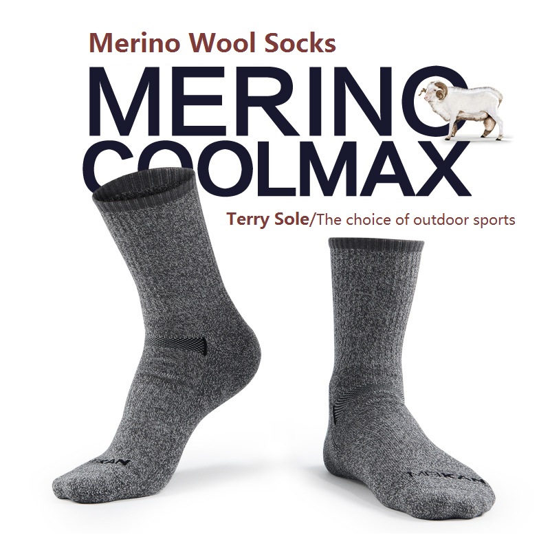 MEIKAN Men Merino Wool Socks C - Wool Hiking Sock ulasan dan harga