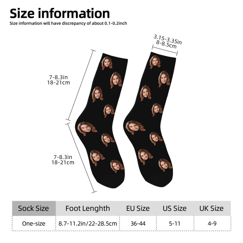 Personalized Custom Face Photo - Dress Sock Men ulasan dan harga