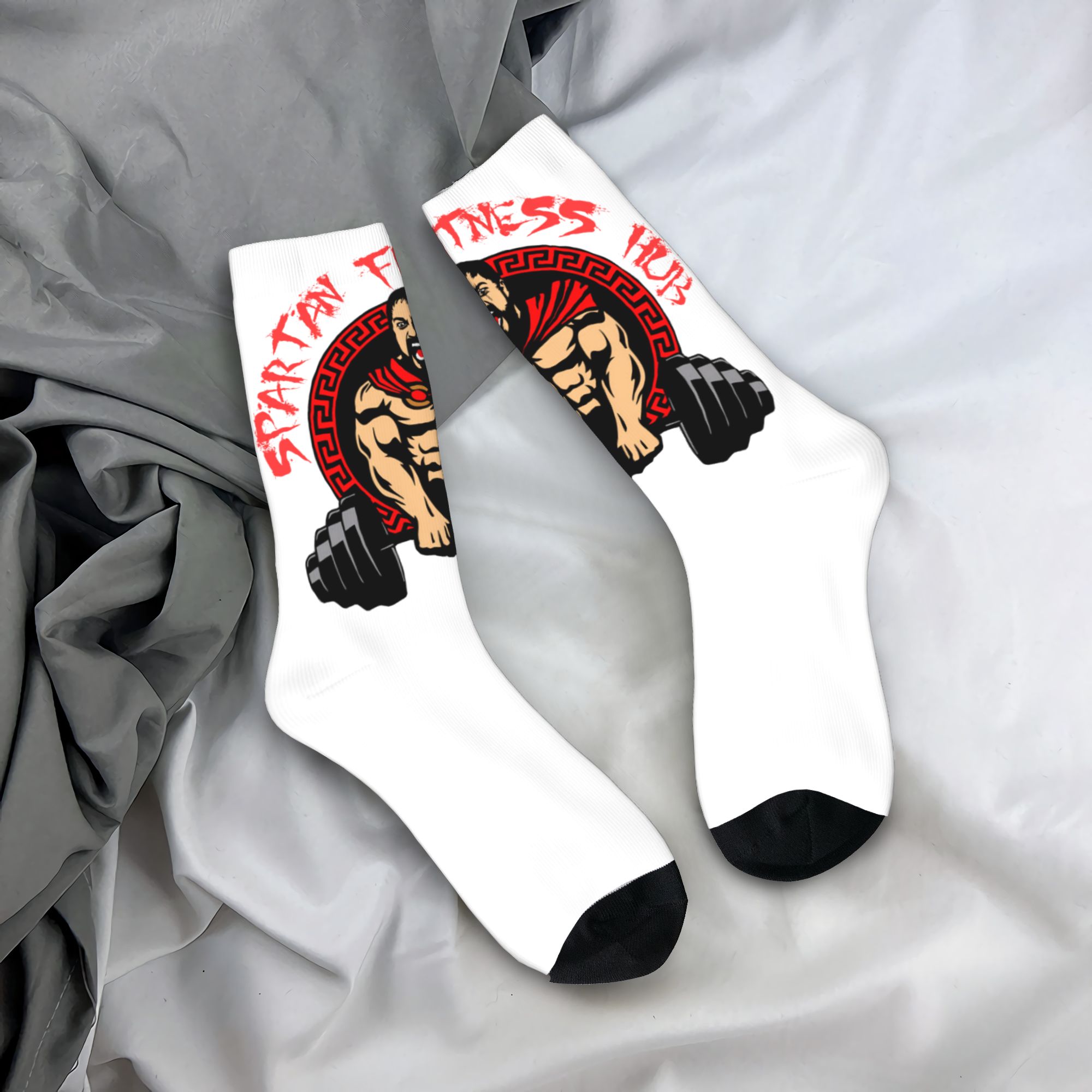 Custom Spartan Gym Men's Crew  - Dress Sock Men ulasan dan harga