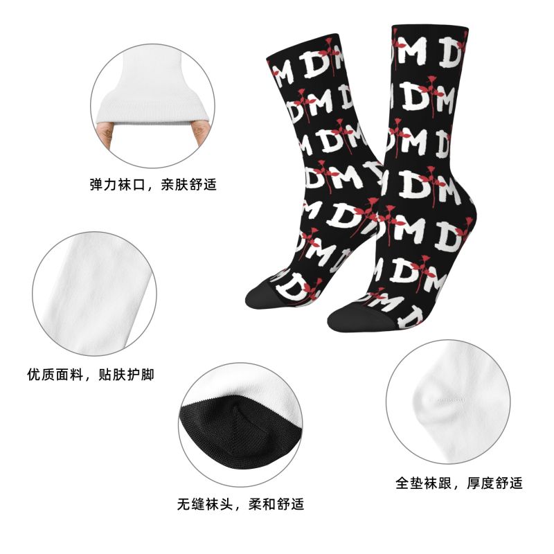 Custom Depeche Mode Mens Crew  - Dress Sock Men ulasan dan harga