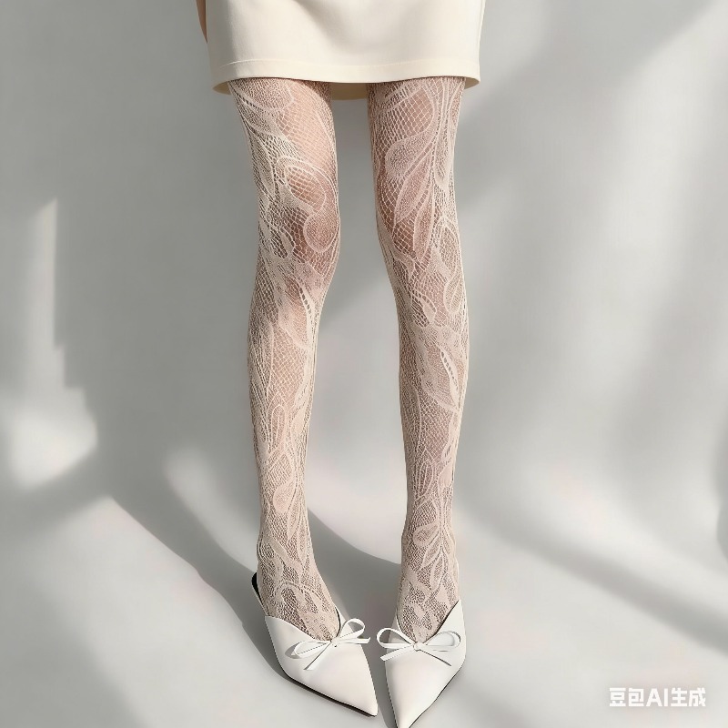 1/5pairs Lace Fishnet Tights W - Tights Pantyhose Sheer ulasan dan harga