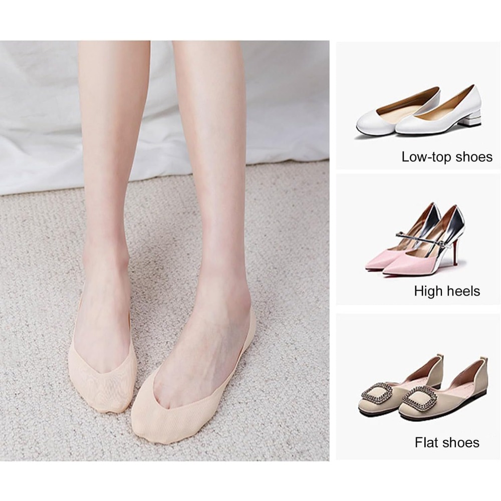 6 Pairs No Show Socks Women An - Invisibility Sock Loafer ulasan dan harga