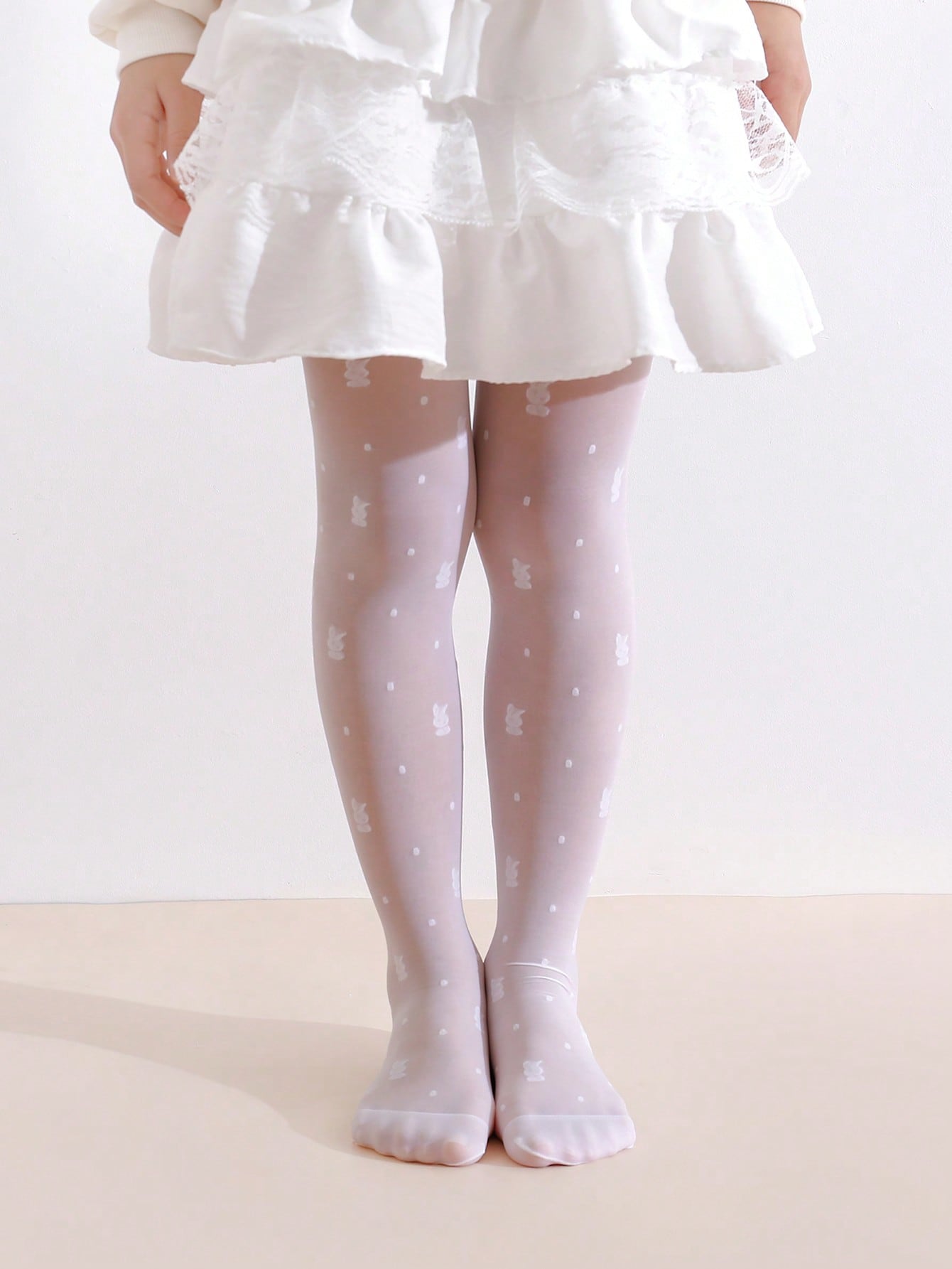 2Pack Toddler Girl Rabbit Prin - Tights Pantyhose Sheer ulasan dan harga