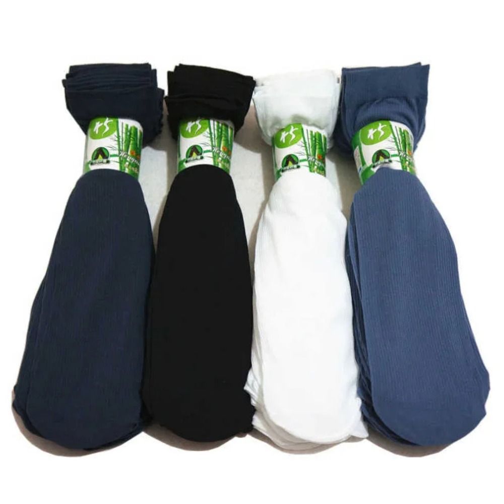 10pairs Fashion Men Ice Silk S - Silk Sock Bamboo ulasan dan harga