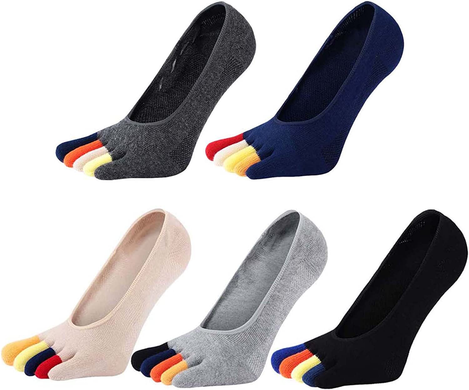 5 Pairs Men's Low Cut Loafer S - Invisibility Sock Loafer ulasan dan harga