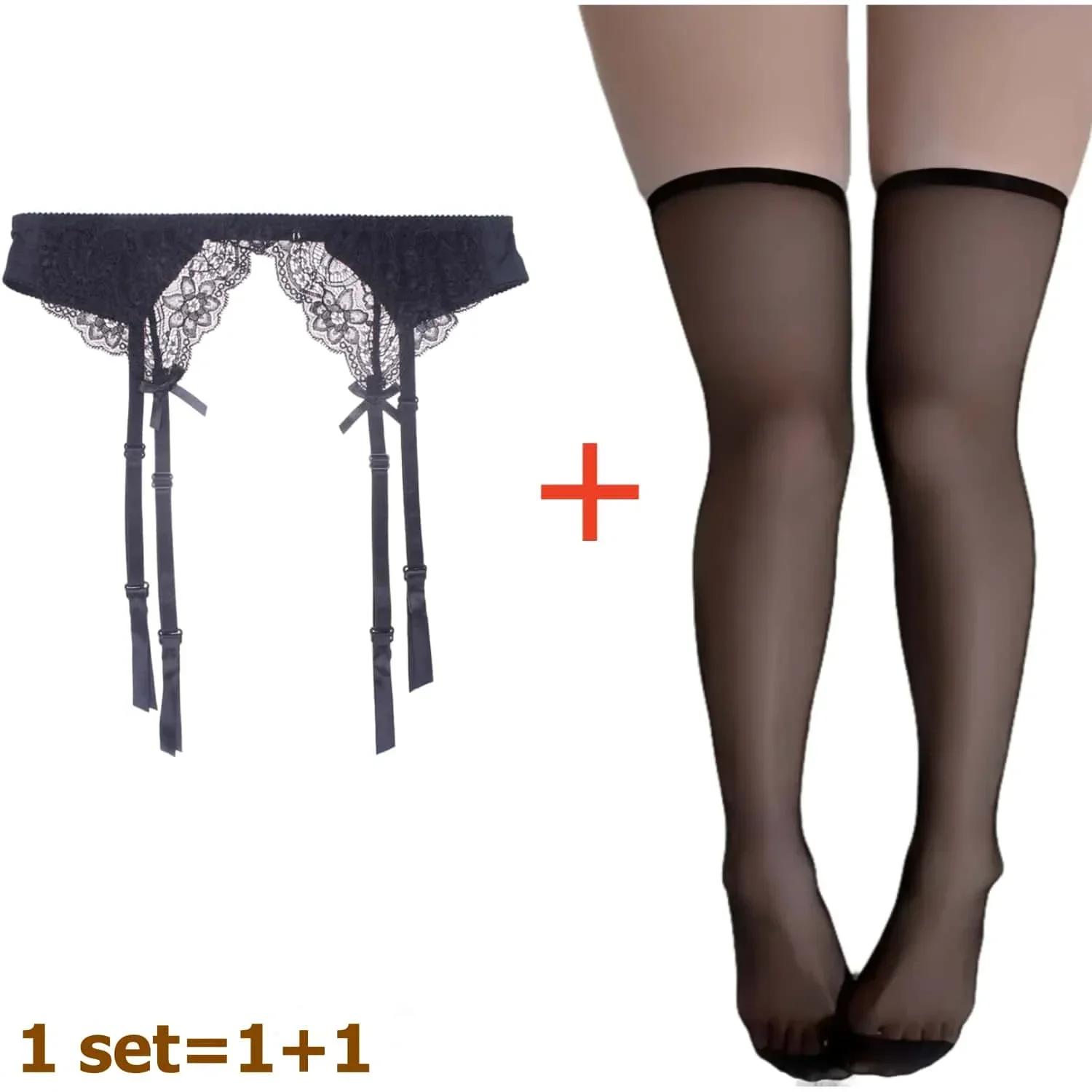 2PCS Women's Suspender Lace St - Tights Pantyhose Sheer ulasan dan harga