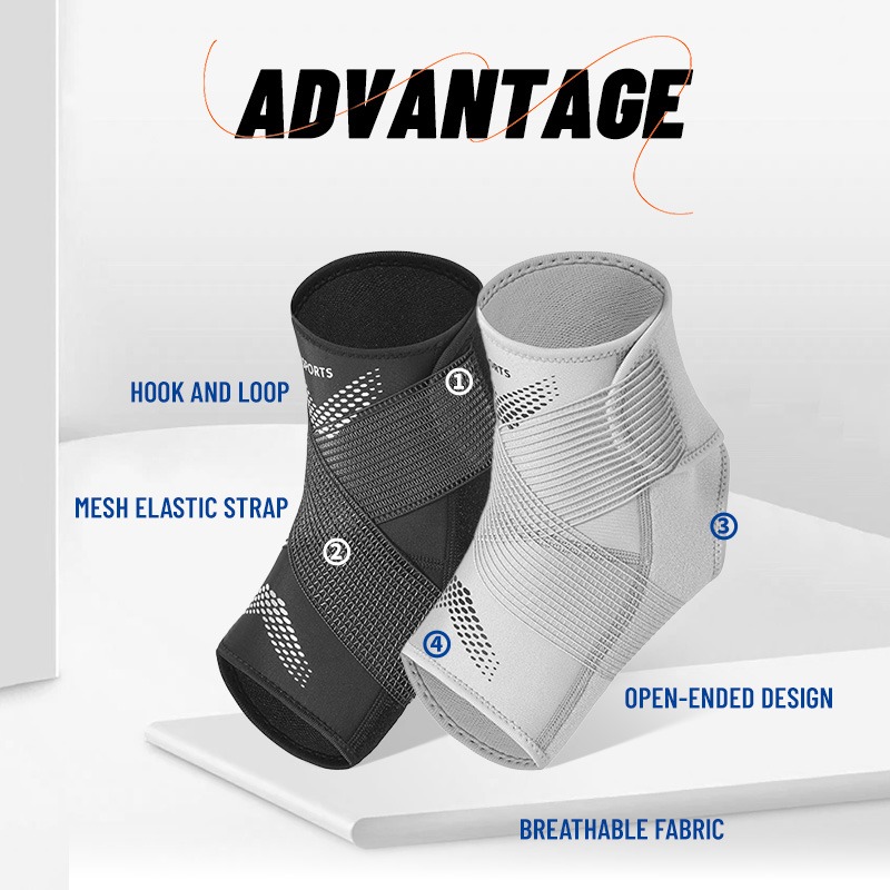 1pc Adjustable Toeless Ankle B - Ankle Brace Sock ulasan dan harga
