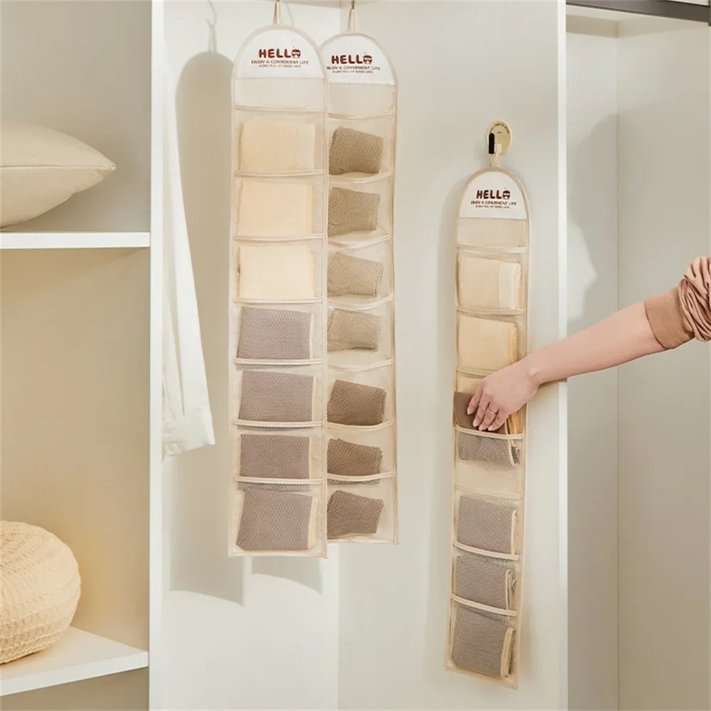Multi-layer Storage Hanging St - Sock Organizer Tray ulasan dan harga