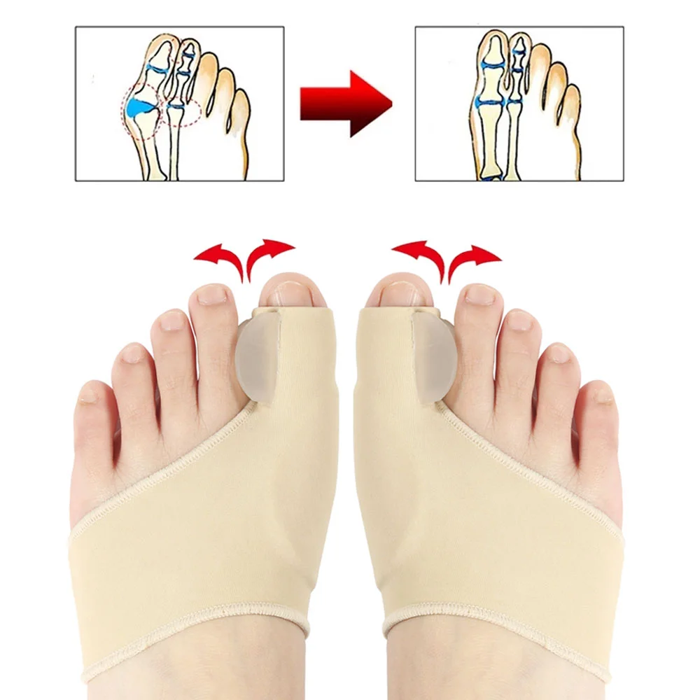2Pcs Toe Separator Hallux Valg - Ankle Brace Sock ulasan dan harga